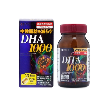 Viên Uống Bổ Sung Naris Itoh Dha 1000mg