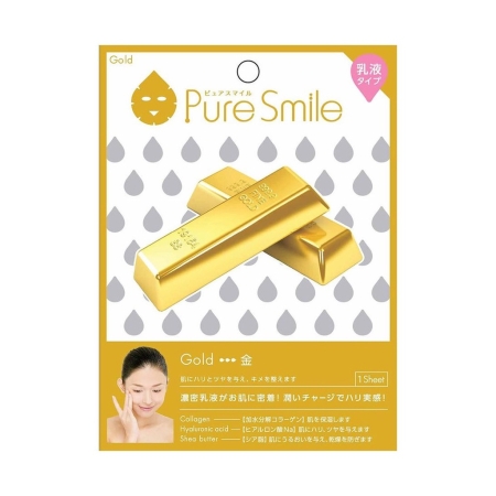 Pure Smile Essence Mask Gold  -  Mặt nạ dưỡng da tinh chất vàng 20ml/miếng