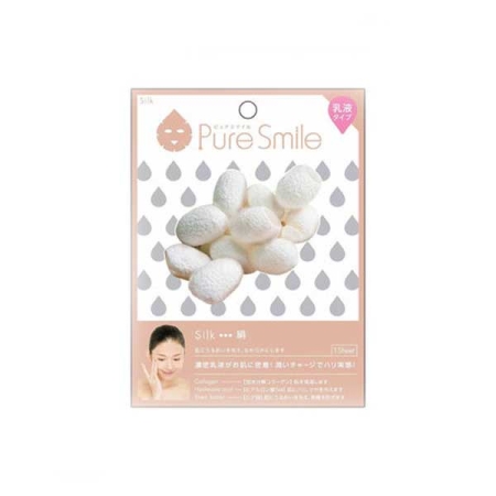 Mặt nạ dưỡng da chiết xuất từ Tơ tằm Naris Puresmile 23ml/miếng