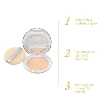 Phấn Phủ Trang Điểm Naris Cosmetics Ailus StressFree Face Powder SPF30 PA+++