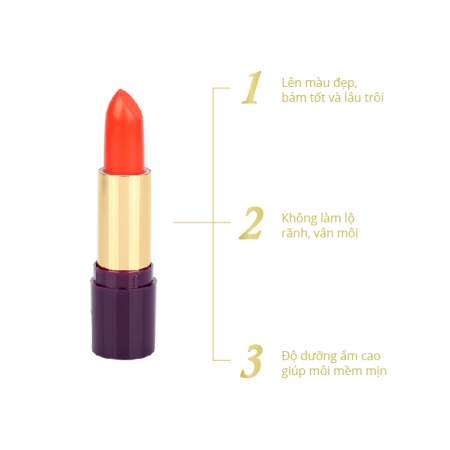 Son Thỏi Naris Cosmetics Mịn Môi Lâu Phai Ceniciente Lipstick