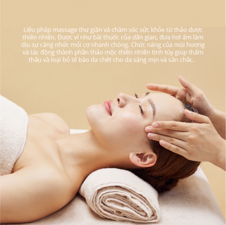 Thư giãn và cân bằng cùng muối nóng thảo dược