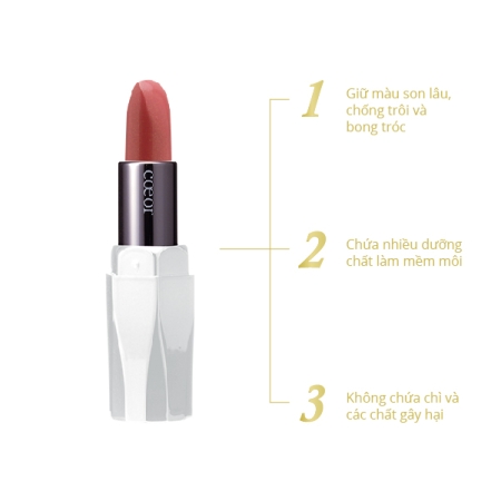 Son mịn môi Naris Coeor Rouge Lipstick