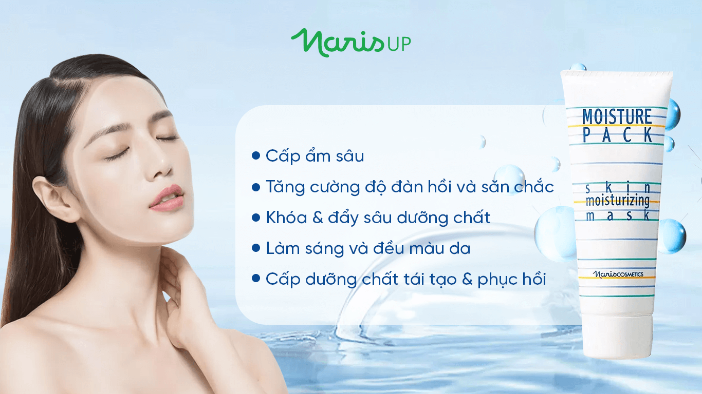 Mặt nạ khóa dưỡng moisture pack Naris