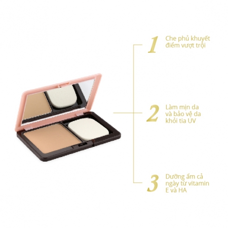 Phấn Nền Siêu Mịn Lâu Trôi Naris Ailus Lasting Smooth Powder Foundation