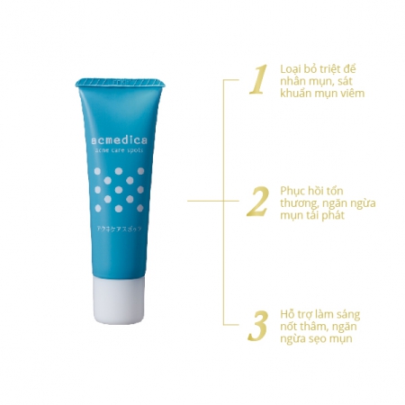 Gel ngăn ngừa mụn Naris Acmedica Spots