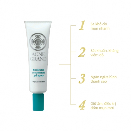 Gel trị mụn Naris Acne Grand Medicated Concentrate Gel Spots