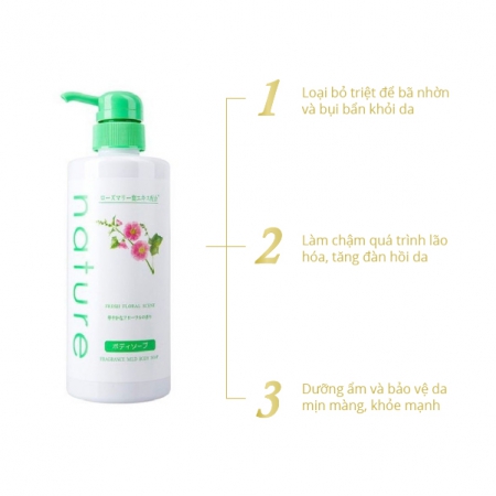 Sữa tắm hương thơm thiên nhiên NATURE- BODY SOAP