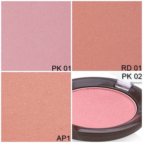 Các tone màu phấn máNaris Ailus Powder Cheek Color