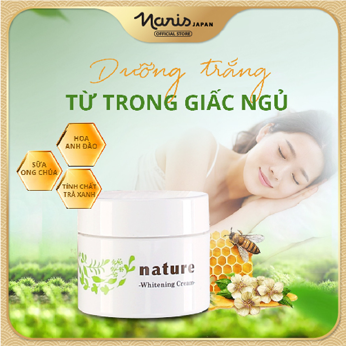 Nature Whitening Cream chứa 100% thành phần thiên nhiên