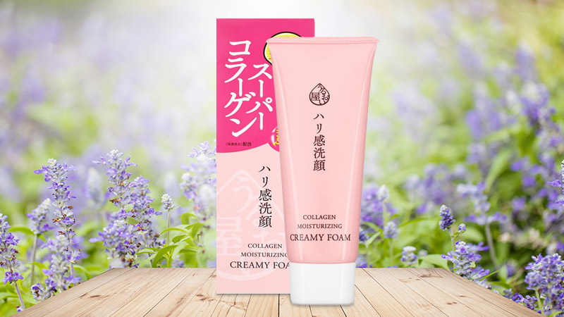 Sữa rửa mặt Collagen chống lão hóa chứa thành phần tự nhiên